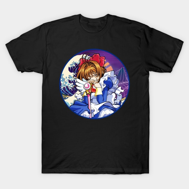 Classic Sakura Girl Japanese Manga T-Shirt by WholesomeFood